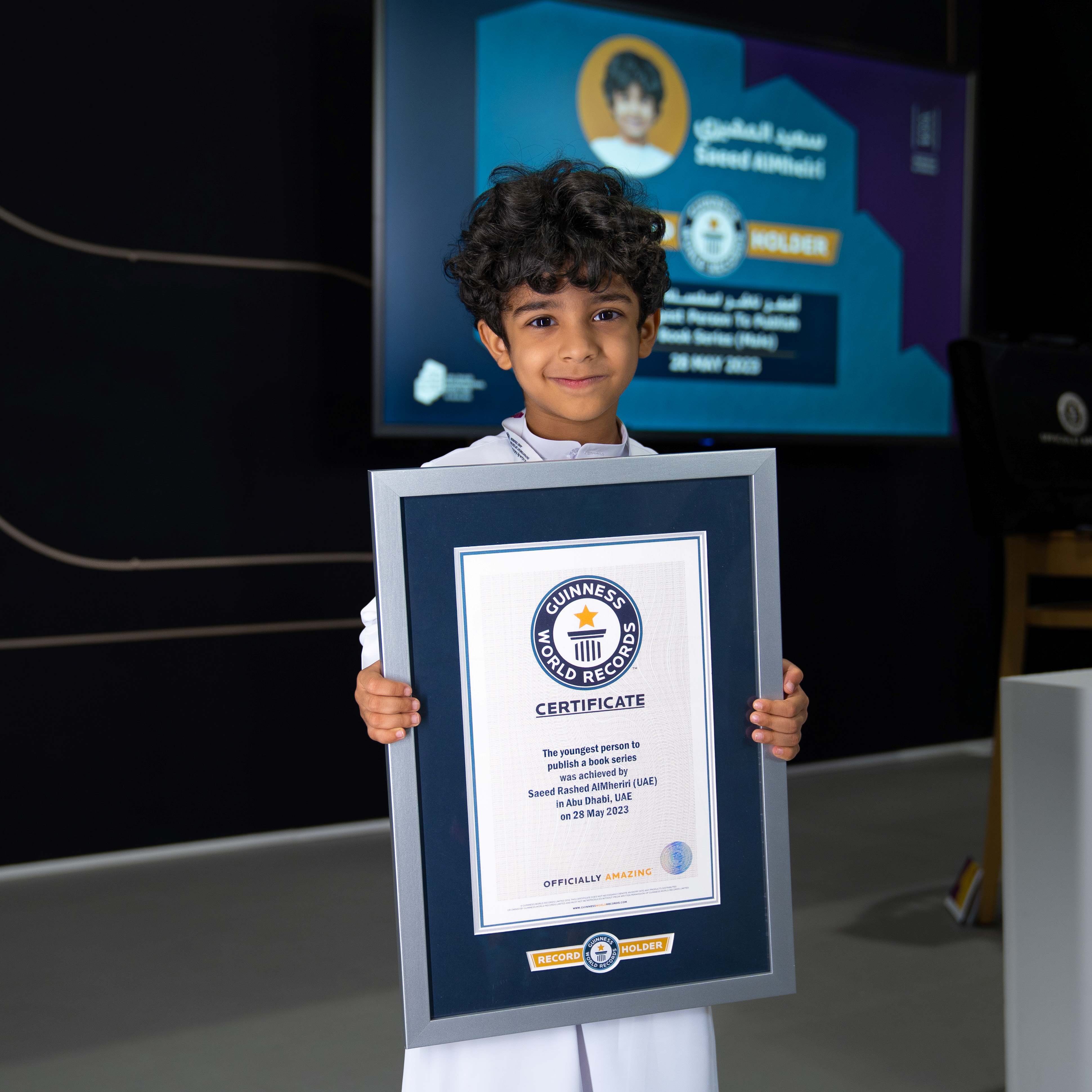 Youngest person to publish a book series (male) | Guinness World Records